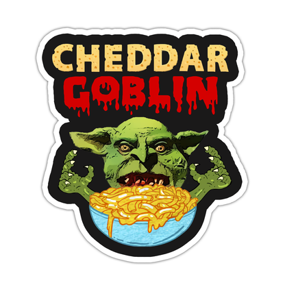 Cheddar Goblin from Mandy Die Cut Sticker (4026)