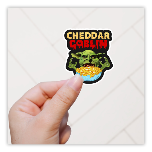 Cheddar Goblin van Mandy Die Cut Sticker (4026)