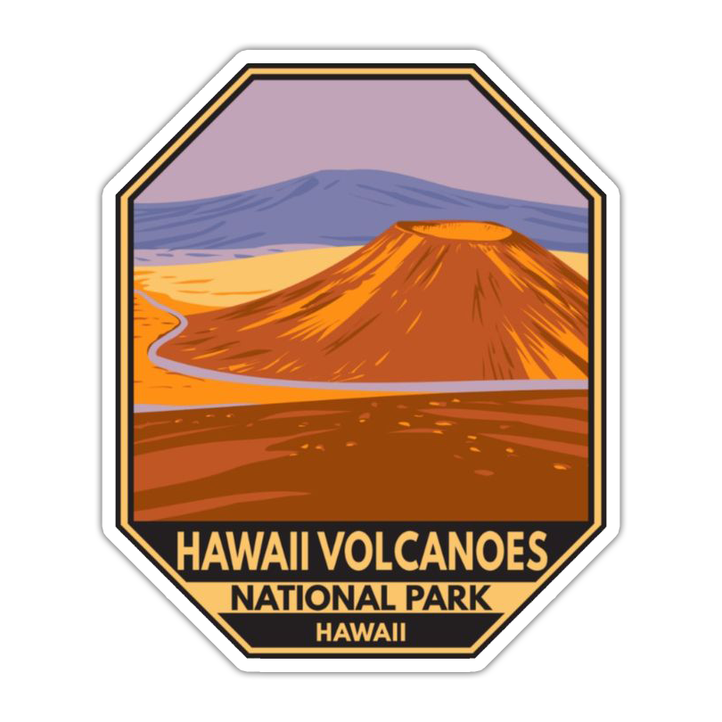 Hawaii Volcanoes National Park Die Cut Sticker (4030)