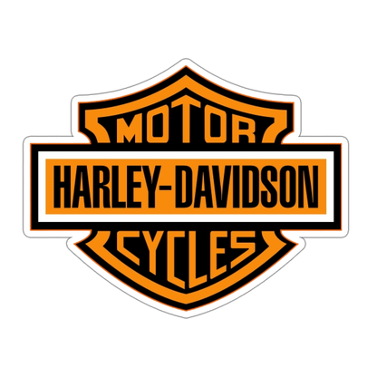 Harley Davidson Logo Die Cut Sticker (404)