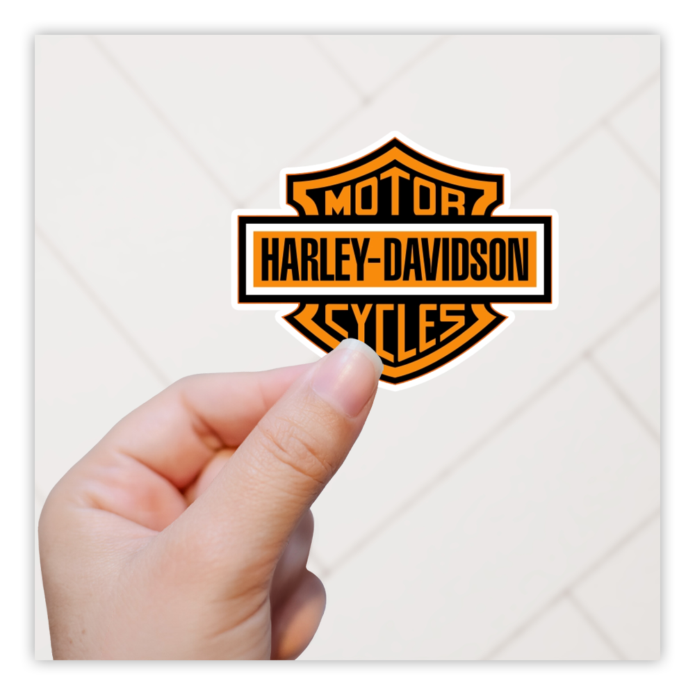 Harley Davidson Logo Die Cut Sticker (404)