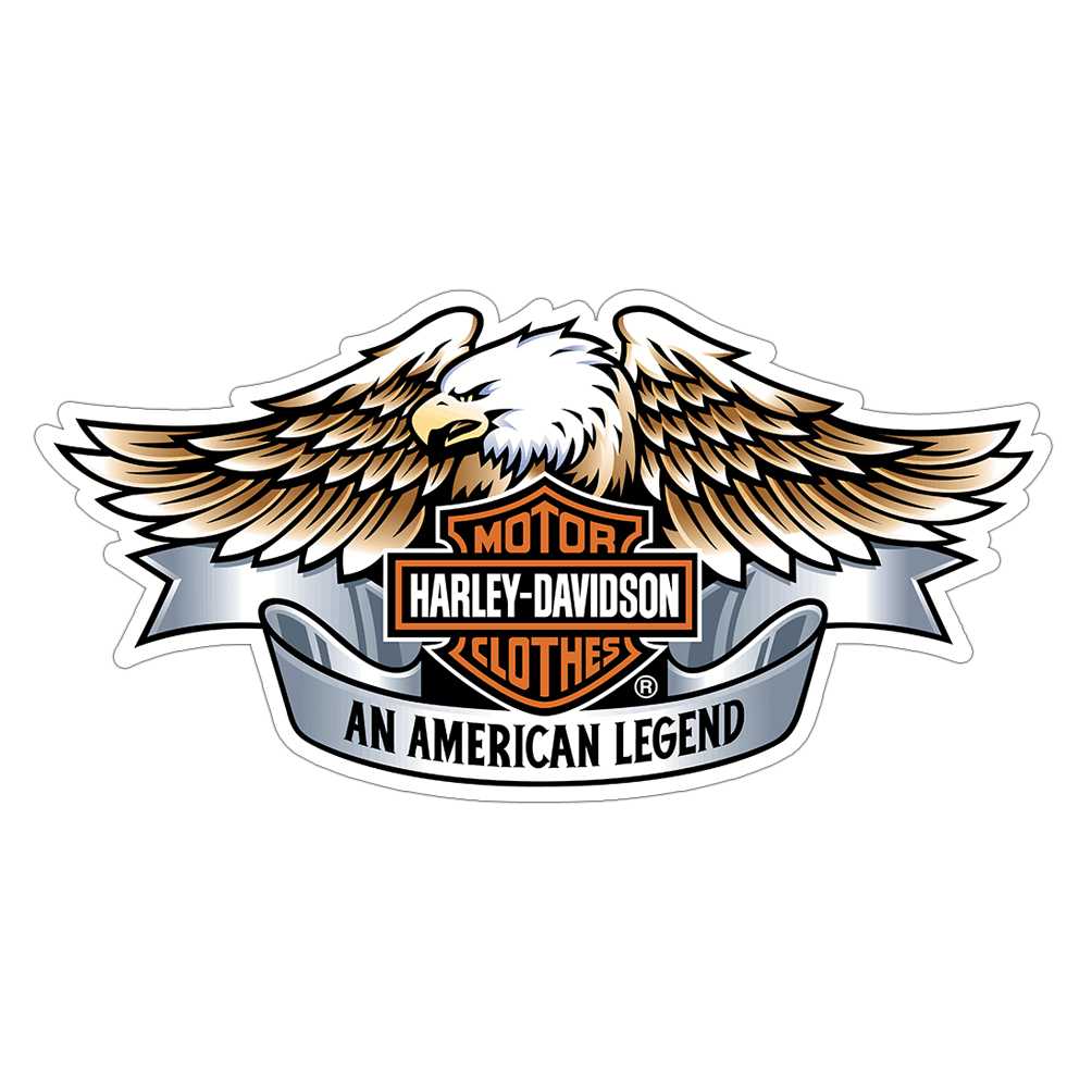 Harley Davidson Eagle Logo Die Cut Sticker (405)