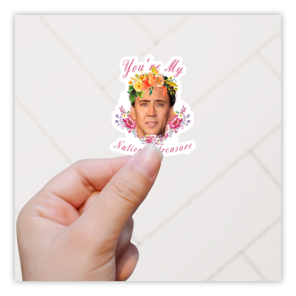 Jy's MY Nasionale Skat Nicholas Cage Die Cut Sticker (4054)