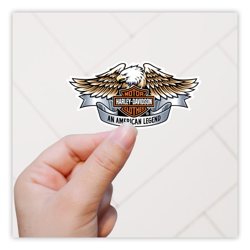 Harley Davidson Eagle Logo Die Cut Sticker (405)