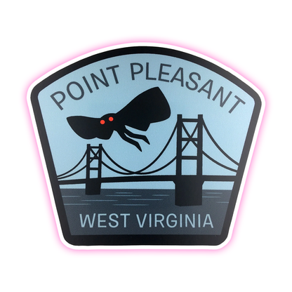 Mothman Point Pleasant Die Cut Sticker (4060)