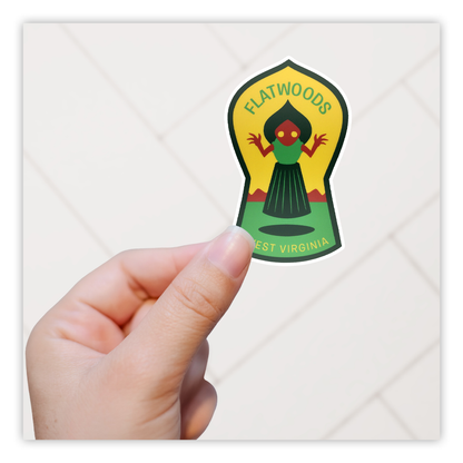 Flatwoods Monster West Virginia Die Cut Sticker (4064)