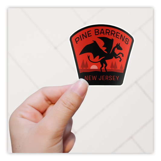 Pine Barrens Jersey Devil Die Cut Sticker (4067)