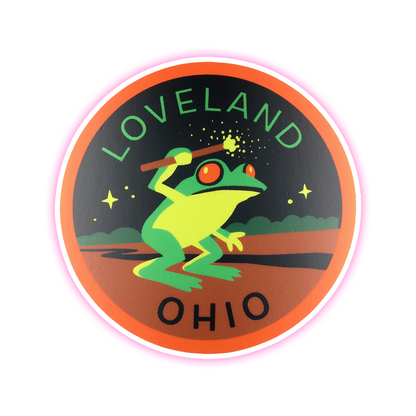 Loveland Frog Die Cut Sticker (4068)