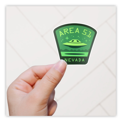 Area 51 Nevada UFO Die Cut Sticker (4071)