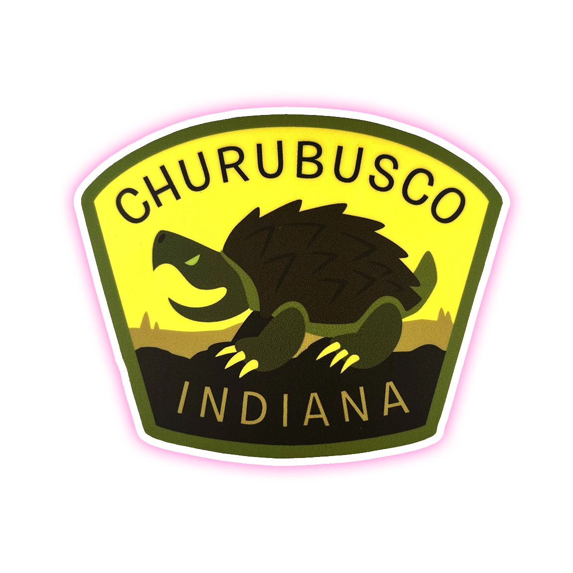 Beast of Busco Churubusco Die Cut Sticker (4075)