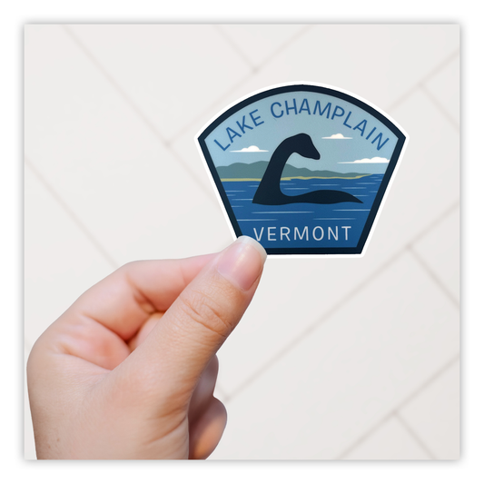 Lake Champlain Champy Die Cut Sticker (4078)
