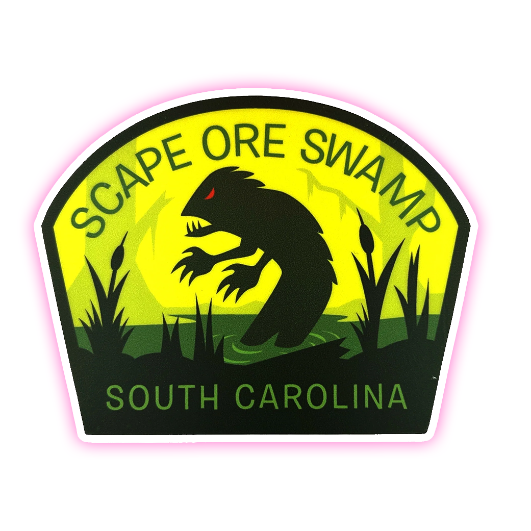 Lizard Man of Scape Ore Swamp Die Cut Sticker (4079)