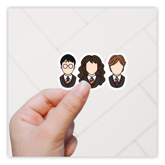 Harry Potter Hermione Granger Ron Weasley Die Cut Sticker (407)