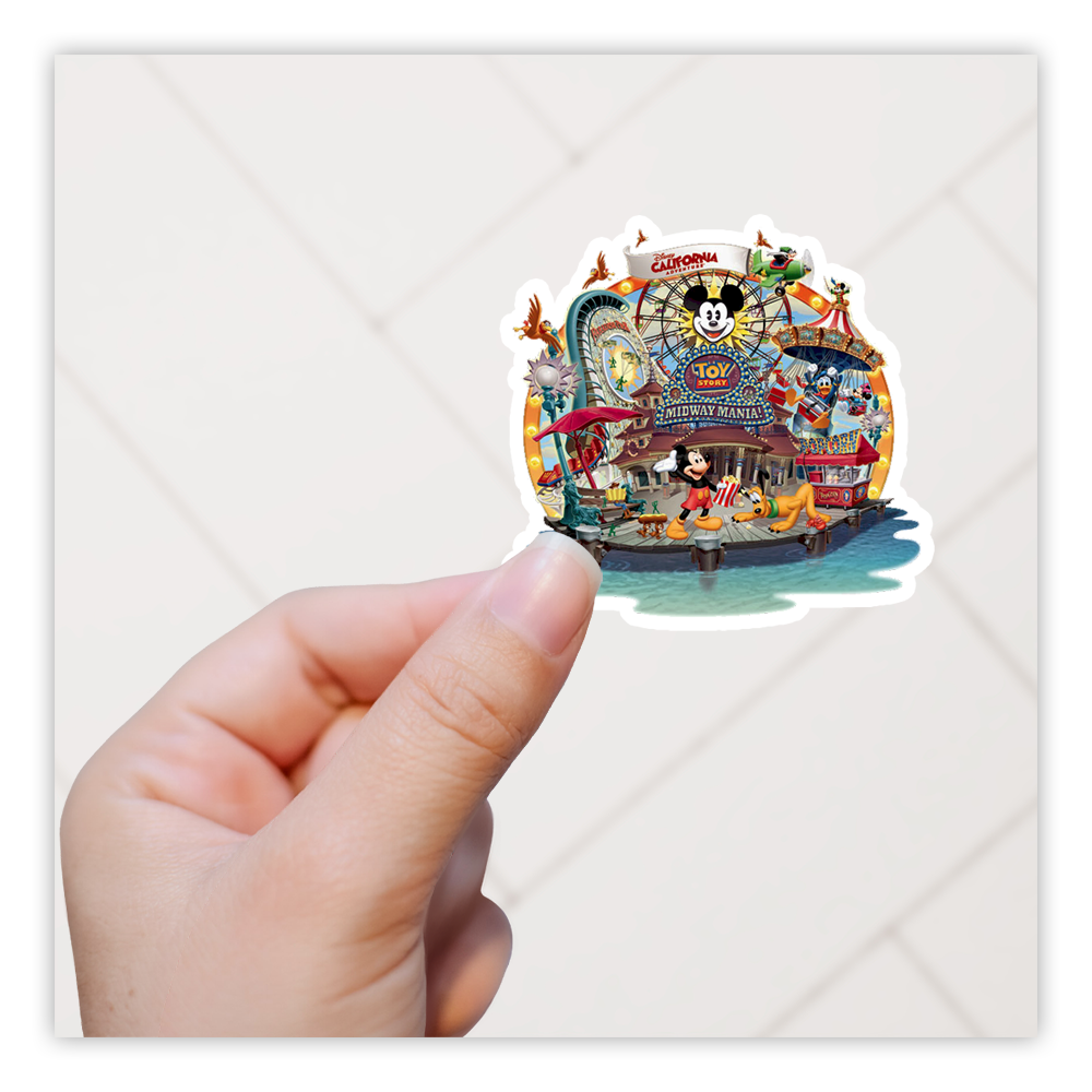 Disney California Adventure Paradise Pier Die Cut Sticker (40)