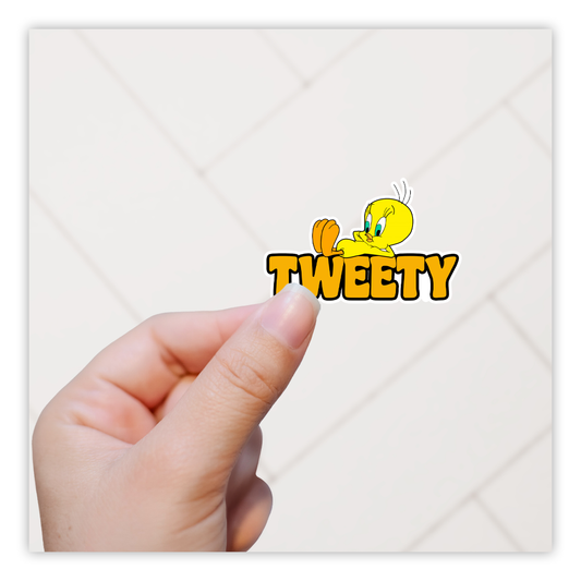 Tweety Bird Loony Tunes Die Cut Sticker (4101)