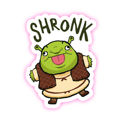 Shrek Shronk Die Cut-plakker (4152)