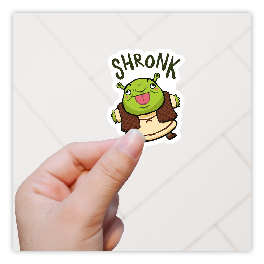 Shrek Shronk Die Cut-plakker (4152)