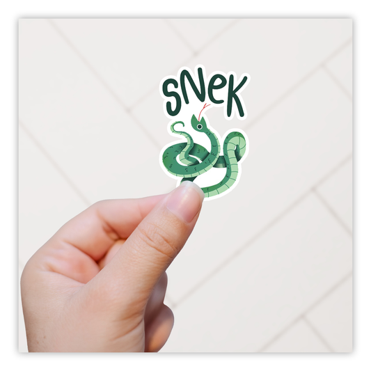 Snek Snake Die Cut Sticker (4154)