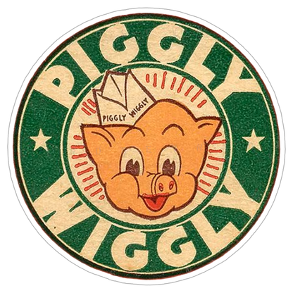 Piggly Wiggly Die Cut Sticker (4157)