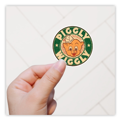 Piggly Wiggly Die Cut-plakker (4157)