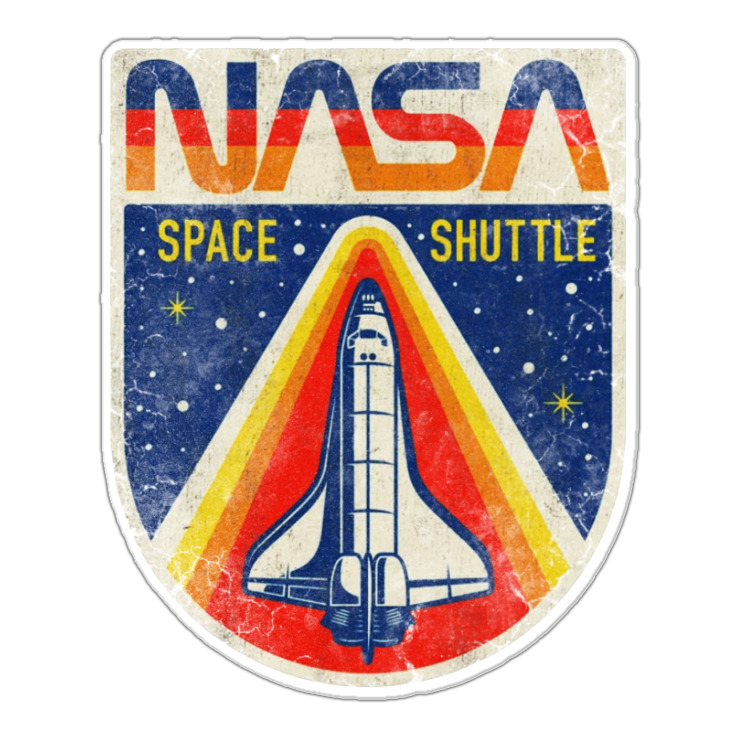 NASA Patch Die Cut Sticker (4159)