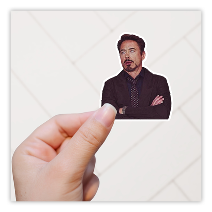 Robert Downey Jr. Eyeroll Die Cut Sticker (4167)