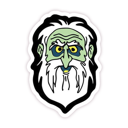 Hitchhiking Ghost Gus Die Cut Sticker (419)