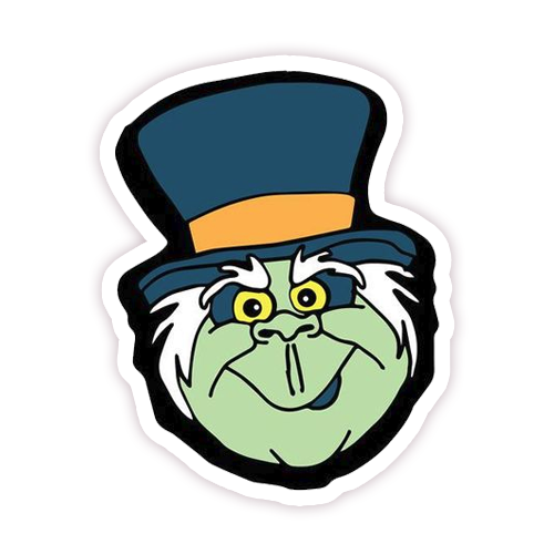 Hitchhiking Ghost Phineas Die Cut Sticker (420)