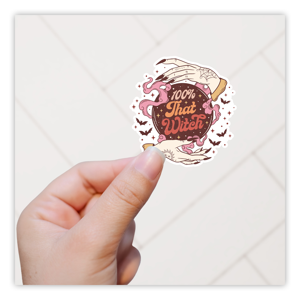 Boho 100% That Witch Die Cut Sticker (4205)