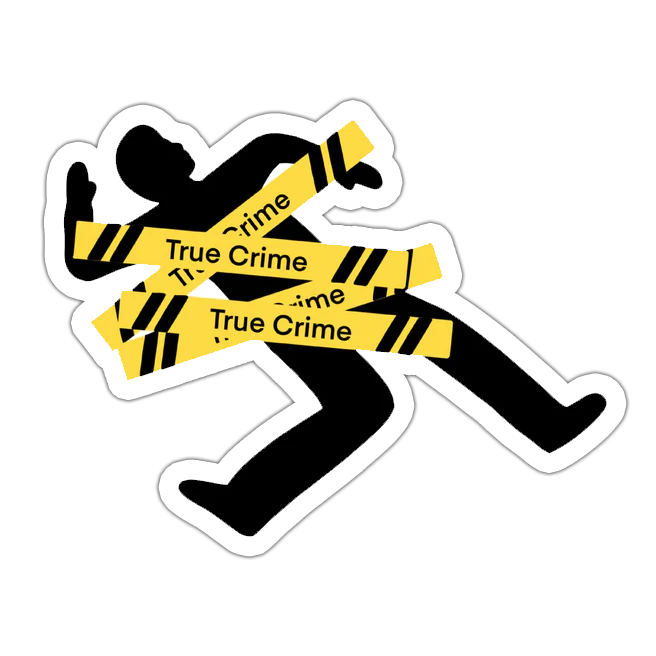 True Crime Police Body Die Cut-plakker (4243)