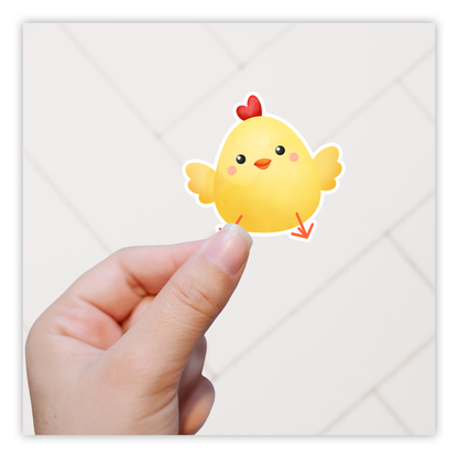 Chunky Chick Die Cut Sticker (4277)