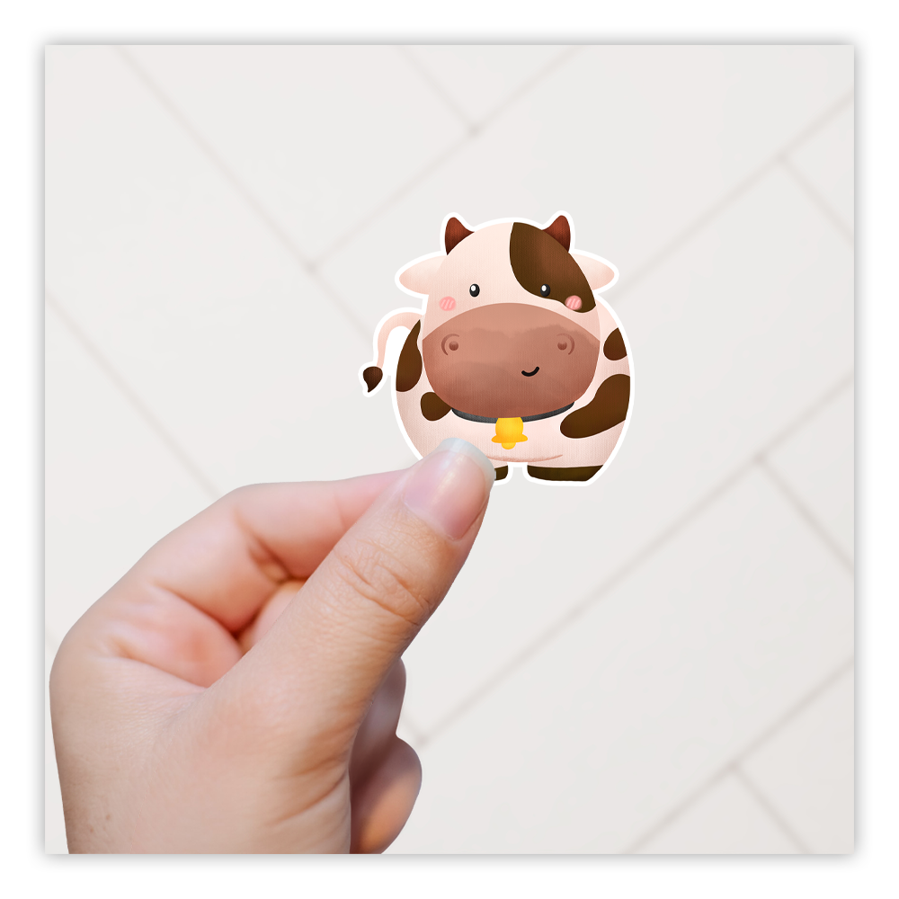 Chunky Cow Die Cut Sticker (4279)