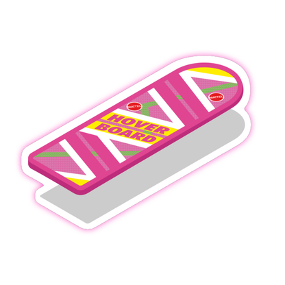 Back To The Future Hoverboard Die Cut Sticker (431)