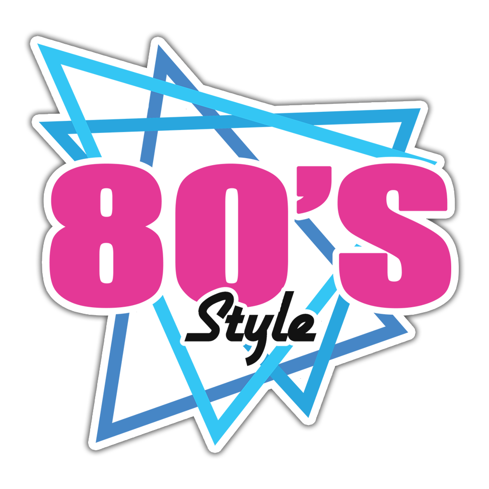 80's Styl Die Cut Sticker (4333)