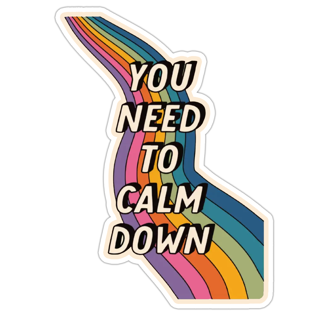 Taylor Swift You Need To Calm Down Die Cut Sticker (4342)
