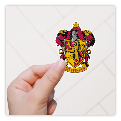 Harry Potter House Gryffindor Shield Die Cut Sticker (434)