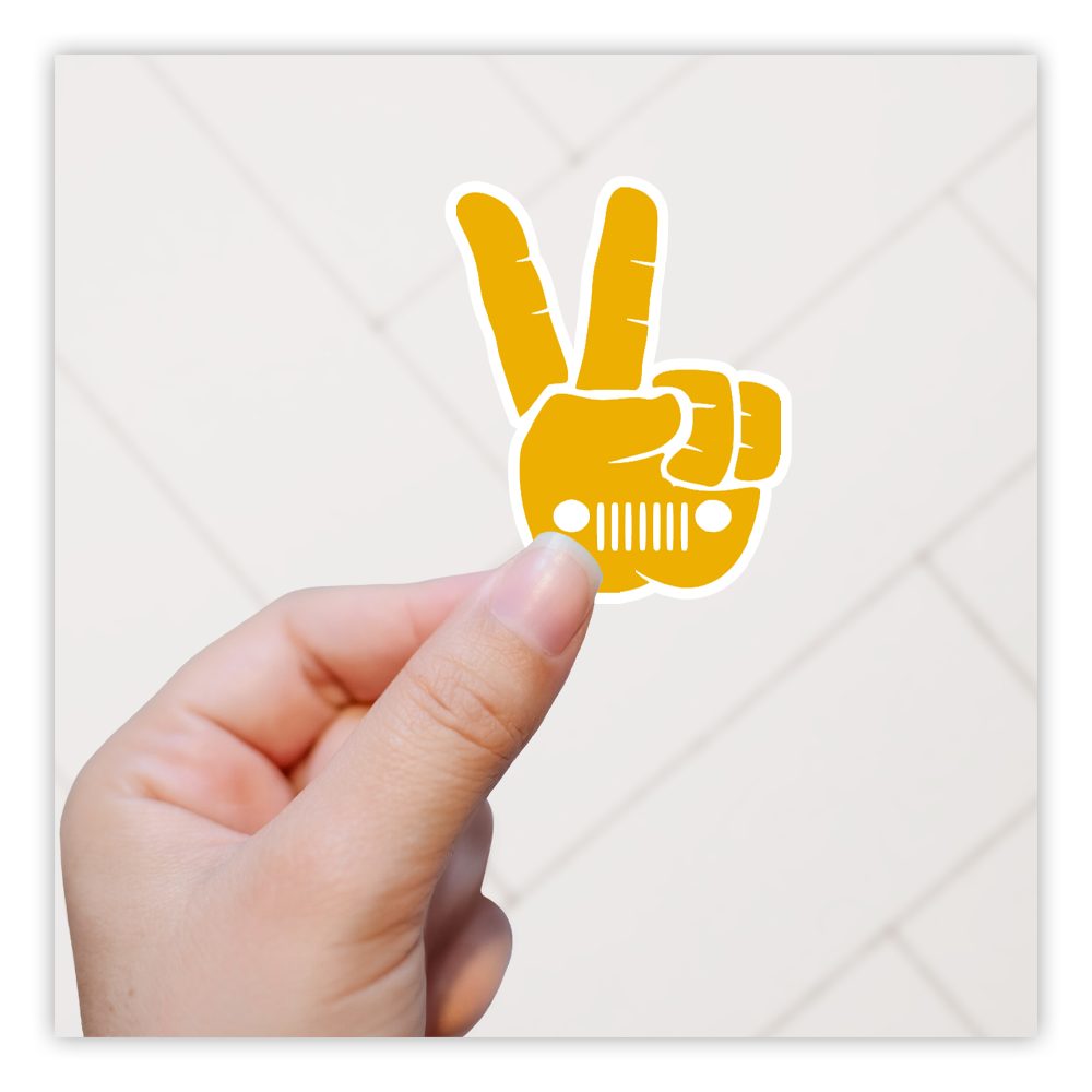 Jeep Wave Die Cut Sticker (4368)