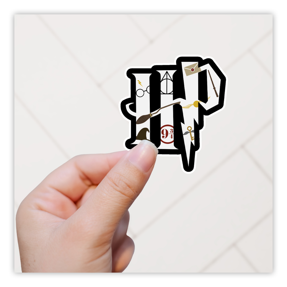Harry Potter HP Symbols Die Cut Sticker (438)