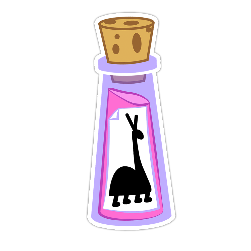 Emperor's New Groove Llama Potion Die Cut Sticker (4415)