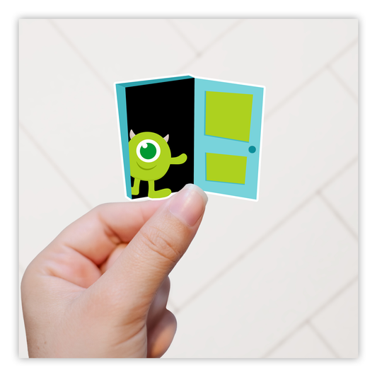 Monster's Inc Mike Wazowski Die Cut Sticker (4425)