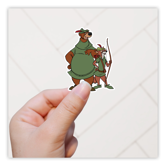 Disney Robin Hood Little John Die Cut Sticker (4490)