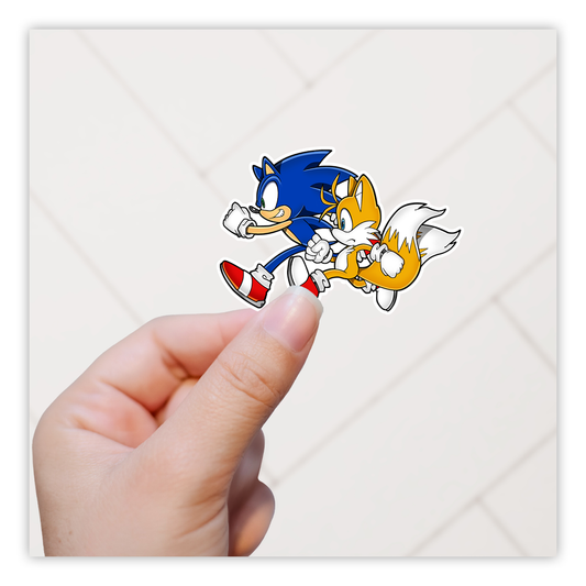 Sonic The Hedgehog and Tails Die Cut Sticker (453)