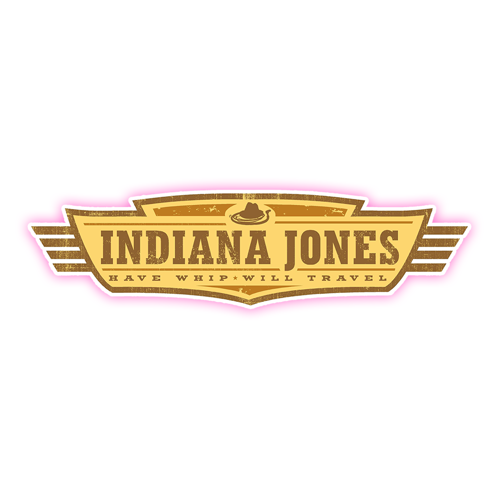 Indiana Jones Have Whip Will Travel Die Cut Sticker (456)