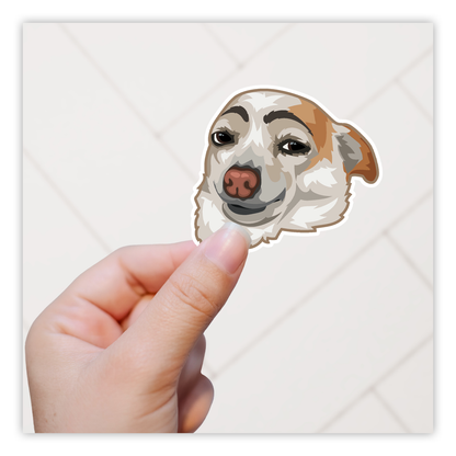 Slay Chihuahua Eyebrows Die Cut Sticker (4560)