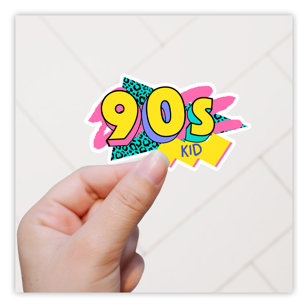 90's Kid Die Cut-plakker (4612)