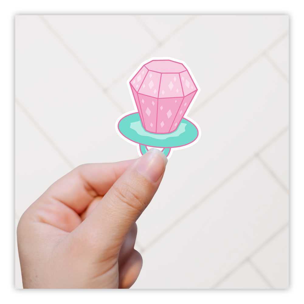 Pienk Ring Pop Die Cut Plakker (4635)