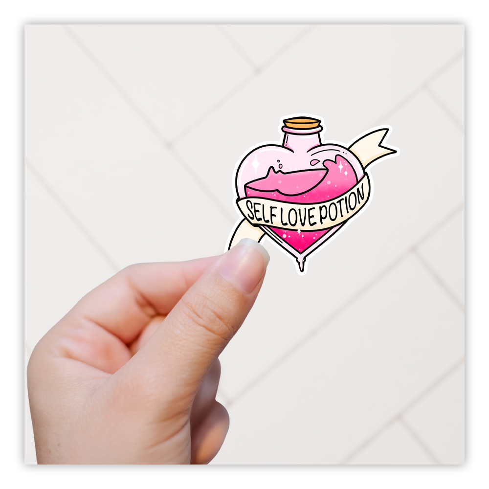 Self Love Potion Die Cut Sticker (4661)