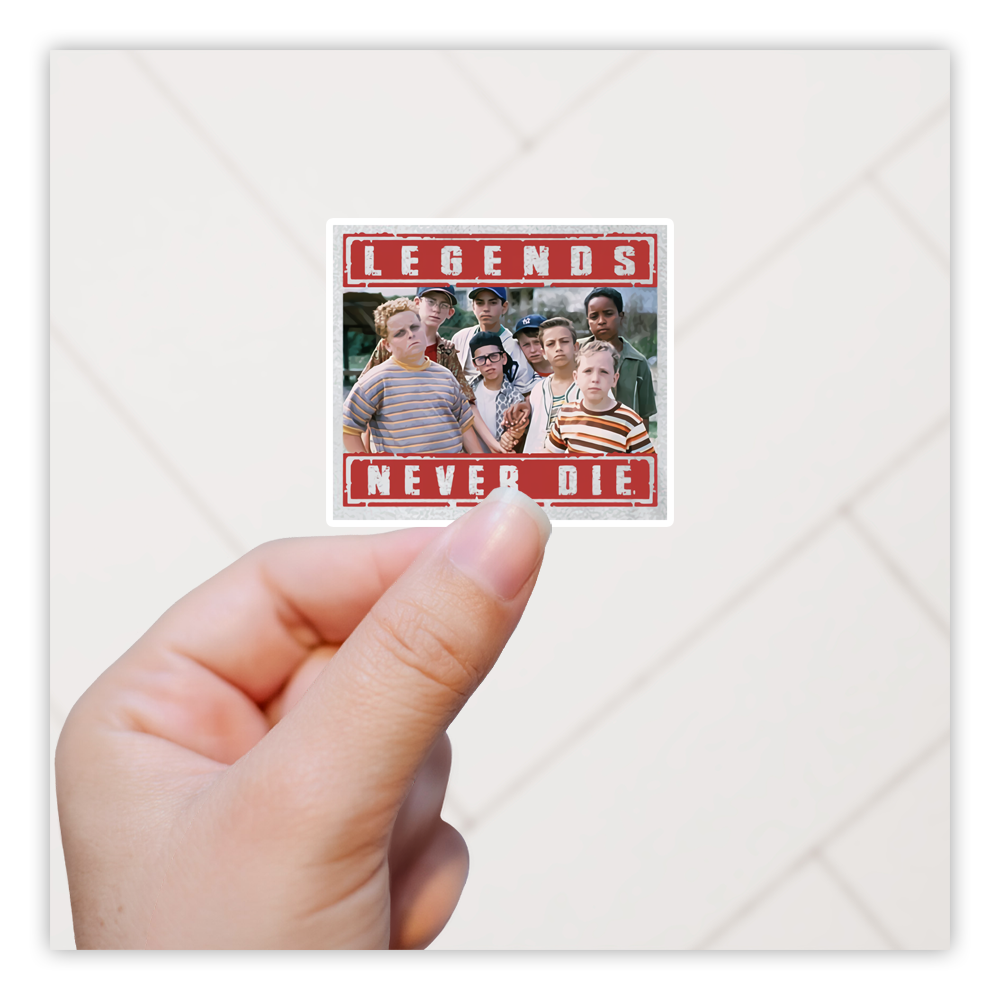 Sandlot Kids Legends Never Die Die Cut-plakker (4682)