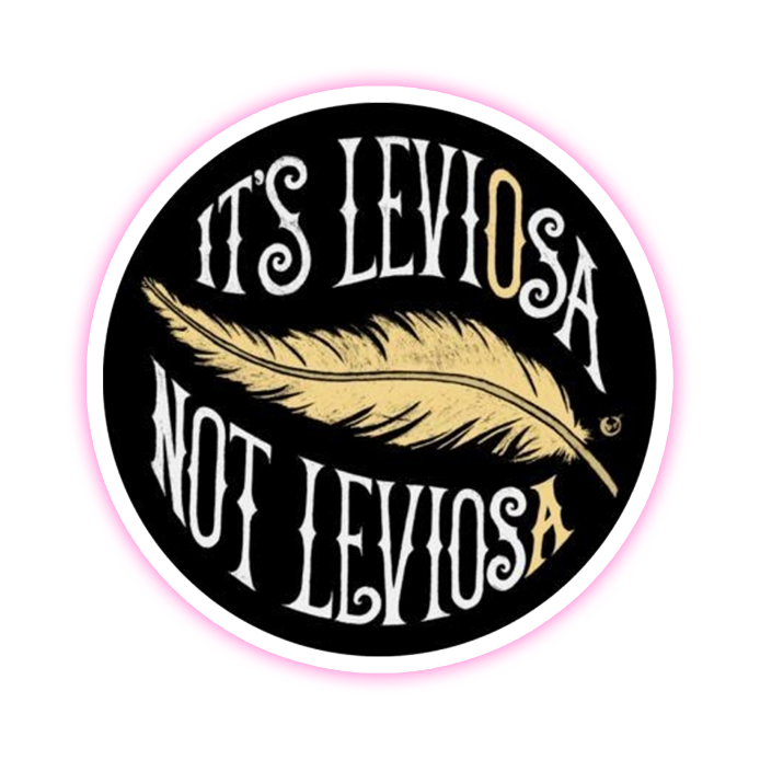 Harry Potter It's Levosa Not Leviosa Die Cut Sticker (469)