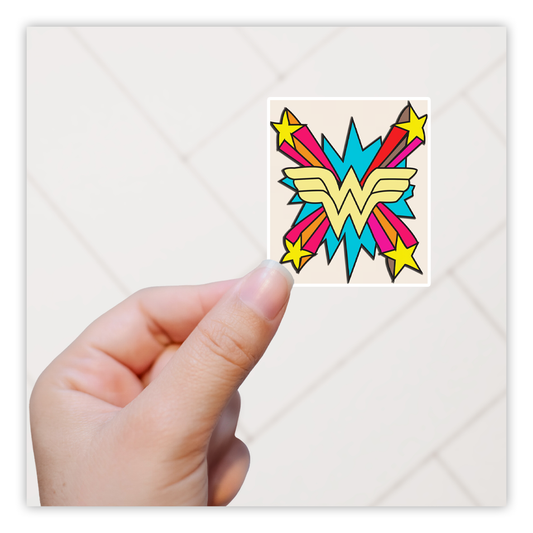 Wonder Woman Die Cut Sticker (4695)
